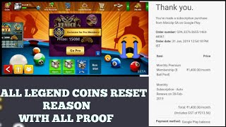 Why reset all legends accounts reason with all proof  (ye sach hai agree kar lena) || FUNNY 8BP ||