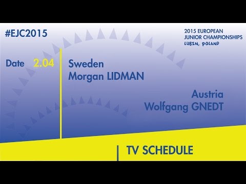 M.Lidman (SWE) VS. W.Gnedt (AUT) #EJC2015 Lubin, Poland