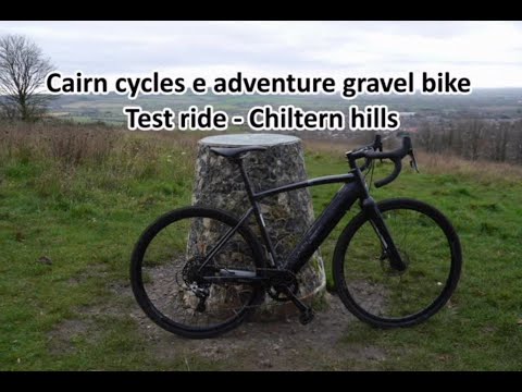 Cairn cycles adventure e-gravel bike in the Chiltern Hills