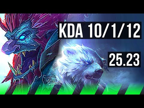 TRUNDLE vs VOLIBEAR (JGL) | Legendary | EUW Diamond | 25.23