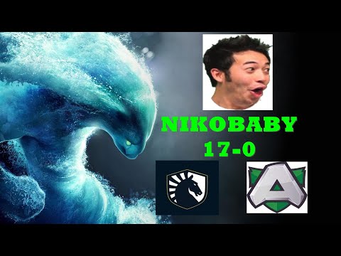 Nikobaby BEST MORPHLING in Dota: 17-0-8 (Liquid vs Alliance)