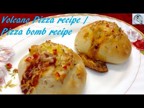 lava pizza recipe | volcano pizza recipe | innovative pizza recipe | Pallavi's Kitchen