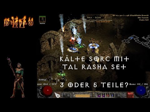Diablo 2 - Cold Sorceress with Tal Rasha Set: 3 or 5 pieces? Which is better? Comparison and MY o...