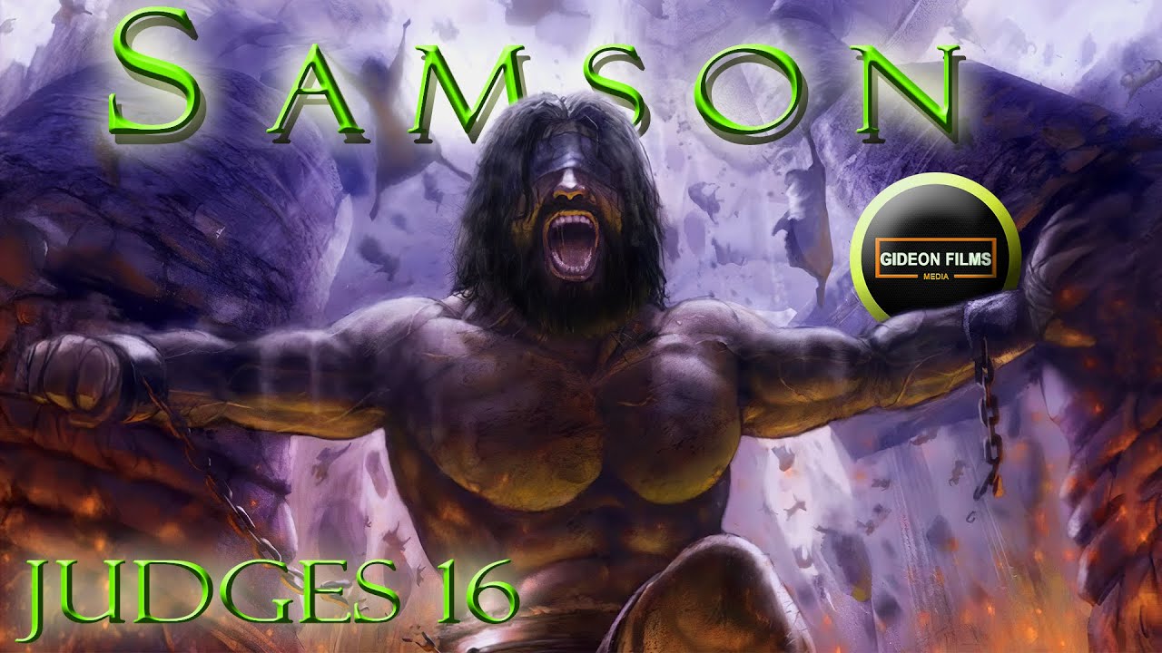 Samson breaks the temple pillars | Judges 16 | Delilah cuts Samson hair | Death of Samson