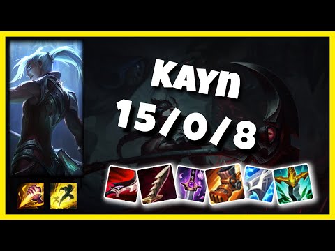 Kayn vs Lillia BR Challenger JUNGLE (15/0/8) - v10.25