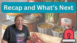 Monthly Recap + What’s Ahead  #everybitcountschallenge  Souptember, Stock It September, Preparedness