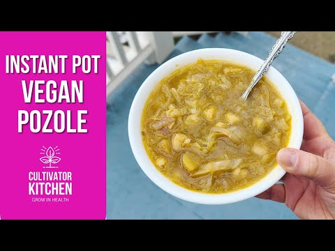 Vegan Pozole πΆπ₯£ Easy Instant Pot Recipe!