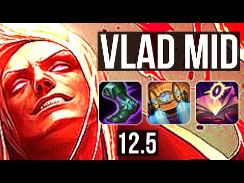 VLADIMIR vs KARTHUS (MID) | 9/0/6, 1.8M mastery, 1000+ games, Legendary | EUW Master | 12.5