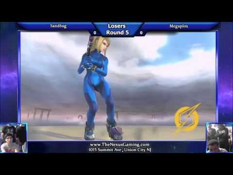 Megaplox(Blue ZSS) vs Sandbag(White ZSS) - Super Smash Bros. for Wii U - LR5 1-28-16