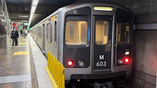 Metro Rail Rapid Transit (subway) trains. Los Angeles. Underground Lines.