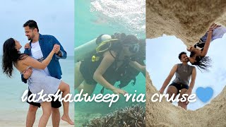 Scuba Diving in Lakshadweep & Date Night on Cruise 🥰 | Part 2 Vlog 💙