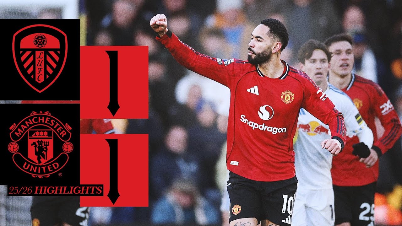 The Points Are Shared | Leeds v Man Utd | Highlights