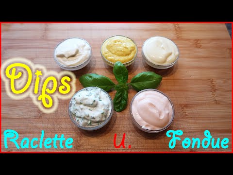Raclette & Fondue l 5 Dips in 5 Minuten l schnell & einfach selber machen l Big Mary