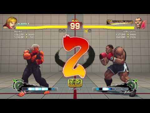 SSF4 AE 2012 Ken (RenR1) vs Balrog (VIRUS916)