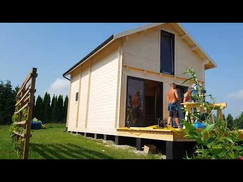 Chatka z Drewna Budowa domu NOVA całoroczny