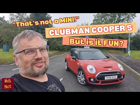'IT'S NOT A MINI!" It's FUN though! 2016 Clubman Cooper S tested. In the rain!