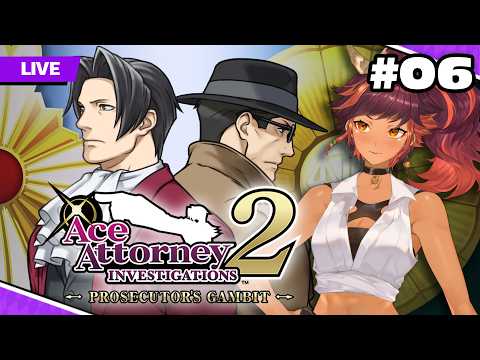 [Let's Play] Ace Attorney Investigations 2: Prosecutor's Gambit #6 [EN - Twitch] | HOKU 🦉