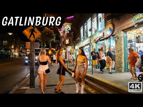 Gatlinburg Tennessee at Night