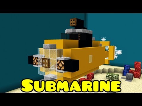 Crazy Epic Minecraft Submarine Base Tutorial by Viggoman!