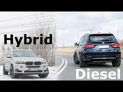 BMW X5: hybrid vs. diesel: xDrive40e vs. xDrive40d. Acceleration and fuel consumption :: [1001cars]