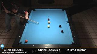 2016-04-09 Fallen Timbers 9-ball: Shane Ladicks vs Brad Huston