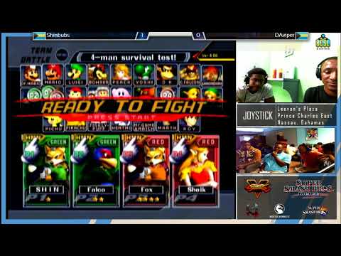 JSB19 - Melee Doubles: Daviper(Red) vs Shinbubs(Green) LS