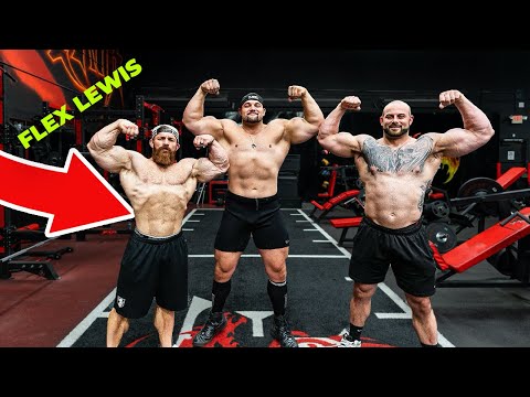 I worked out with FLEX LEWIS! (Dragons Lair Gym)