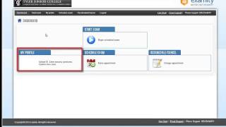 Examity   How to Set Your Examity Profile (From Canvas)