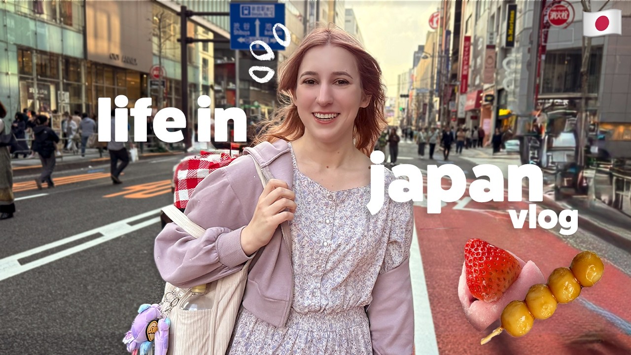 living alone in tokyo  🍙 cherry blossom park, shinjuku, youtuber full-time