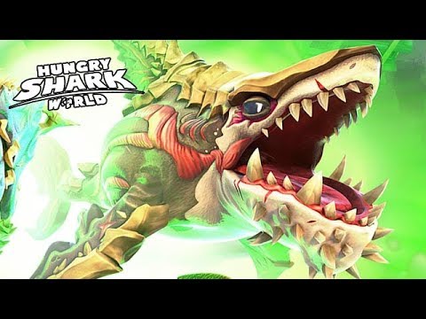 NEW ANCIENT MEGALODON MAX LEVEL (HUNGRY SHARK WORLD)