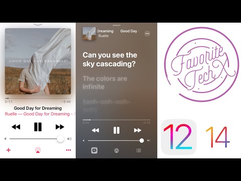iOS 14 vs iOS 12 Music