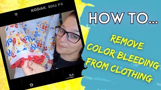 HOW TO REMOVE COLOR BLEEDING FROM CLOTHING - Tips & Tricks for Resellers | Color Run Remover