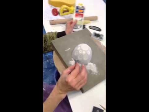 Pottery How To: Slicing decoration on Bone China - Sasha Wardell at SPA Kindrogan 2013