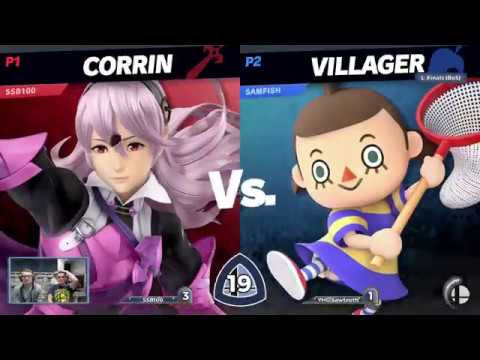Helluva Weekly #19 - SSB100 (Corrin) [L] Vs. SAMFISH (Villager) - Grand Finals