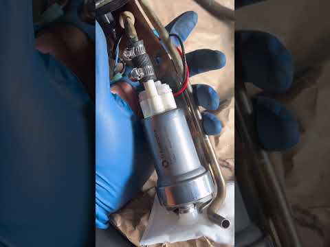 Walbro 525lph Hellcat fuel pump install! #shorts