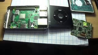 Raspberry Pi in a iPod classic case
