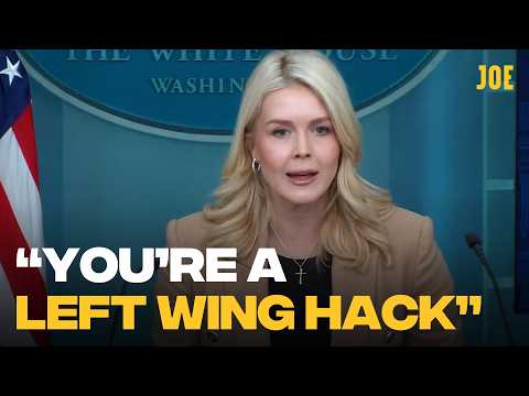 Die Pressesprecherin des Weißen Hauses greift Journalistin an und verteidigt ICE-Razzien in einer...