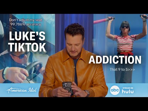 Luke Bryan’s TikTok Addiction Goes Viral on Idol - American Idol 2026