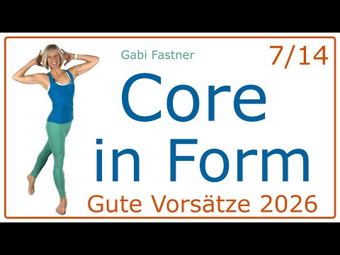7/14 🆕 33 min. Core in Form  | Bauch & Rücken gestärkt, Taille geformt, Körpermitteworkout o.Geräte