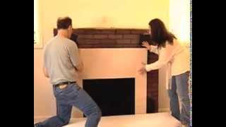 How to Install a Surround Facing Kit in Fireplace Mantels - Home Remodel