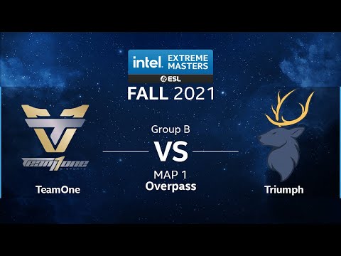 CS:GO - TeamOne vs. Triumph [Overpass] Map 1 - IEM Fall 2021 - Group B - NA