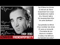 Charles Aznavour - Qui (letra en frances)