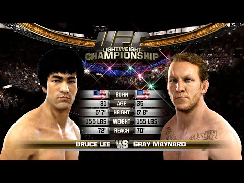 UFC 1 Gameplay Bruce Lee vs Gray Maynard