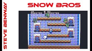 Snow Bros on the NES. Gameplay & Commentary