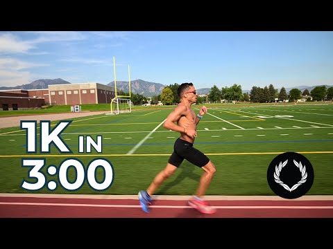 RUN A 1K IN 3:00 WITH ME | MARATHON TRAINING IN BOULDER, CO.
