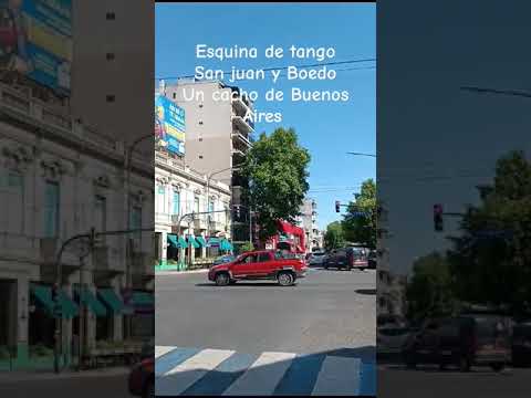 Esquina de Tango, san Juan y Boedo Antiguo......