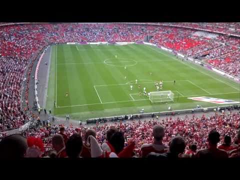 Stoke City vs Bolton 17/04/2011 FA Cup Semi Final Wembley final whistle Stoke Fan Chants