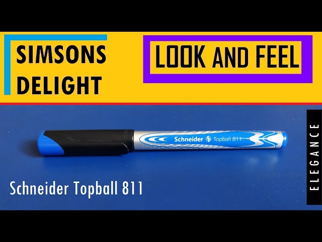 Vídeo relacionado con Schneider Topball 811 - Bolígrafo de tinta gel (10 unidades)