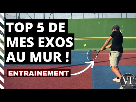 MY 5 TENNIS WALL EXERCISES! ✅ (Tennis wall training)