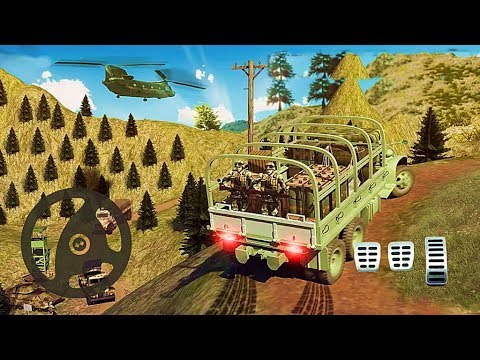 US Offroad Army Transporter Truck Driver : Ultimate Truck transport Simulator 4x4 Android GamePlay